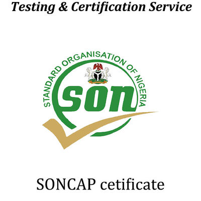 kaufen Nigeria Zertifizierte SONCAP Zertifizierungsstandards Organisation Of Nigeria Konformitätsbewertung online manufacture